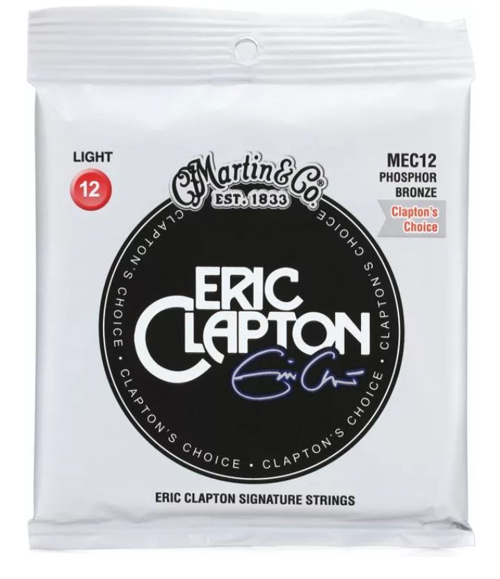Martin & Co. Eric Clapton's Choice Phosphor Bronze Acoustic Guitar Strings by Martin Guitar Co.