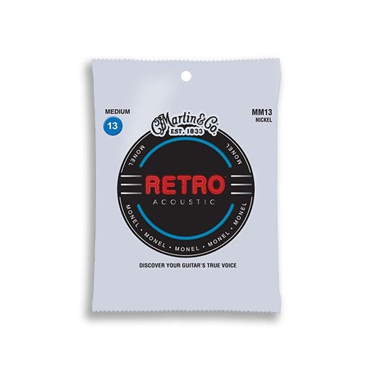 Martin Retro Monel Acoustic Guitar Strings by Martin Guitar Co.