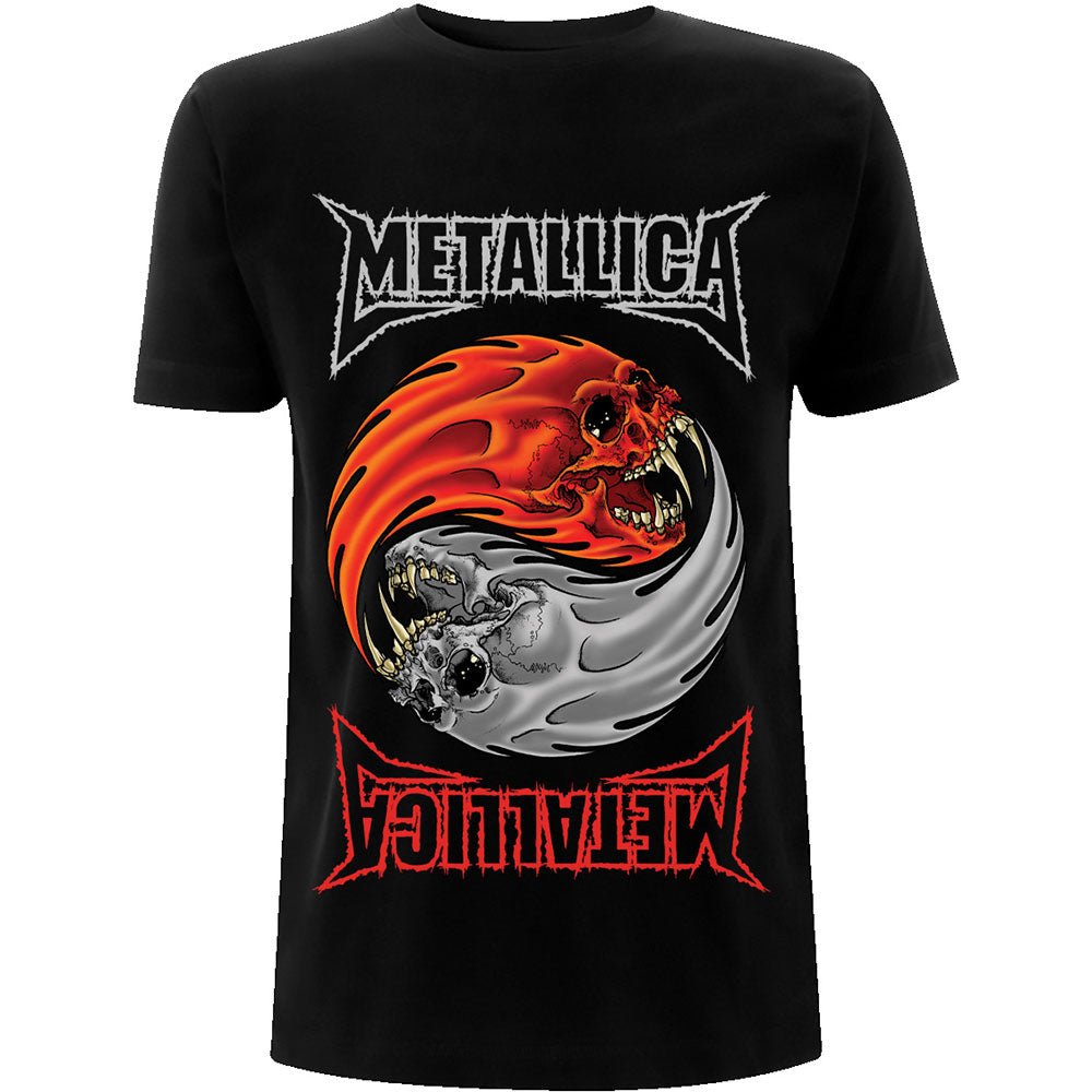 METALLICA UNISEX T - SHIRT: YIN YANG by Rock Off Trade
