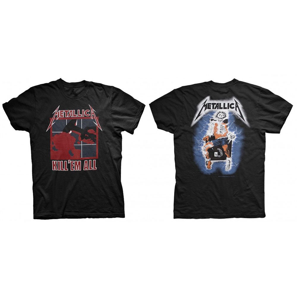 METALLICA UNISEX TEE: KILL 'EM ALL (BACK PRINT) by Rock Off Trade