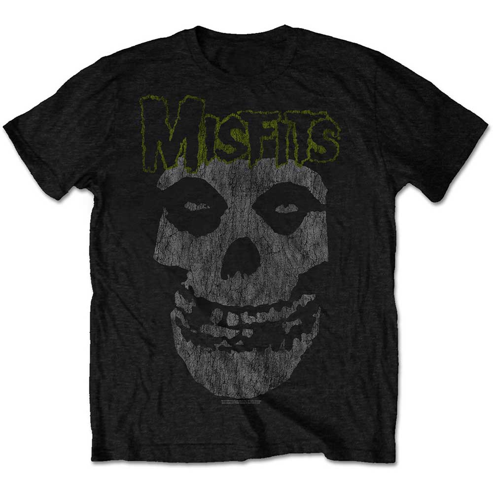 MISFITS UNISEX T - SHIRT: CLASSIC VINTAGE by Rock Off Trade
