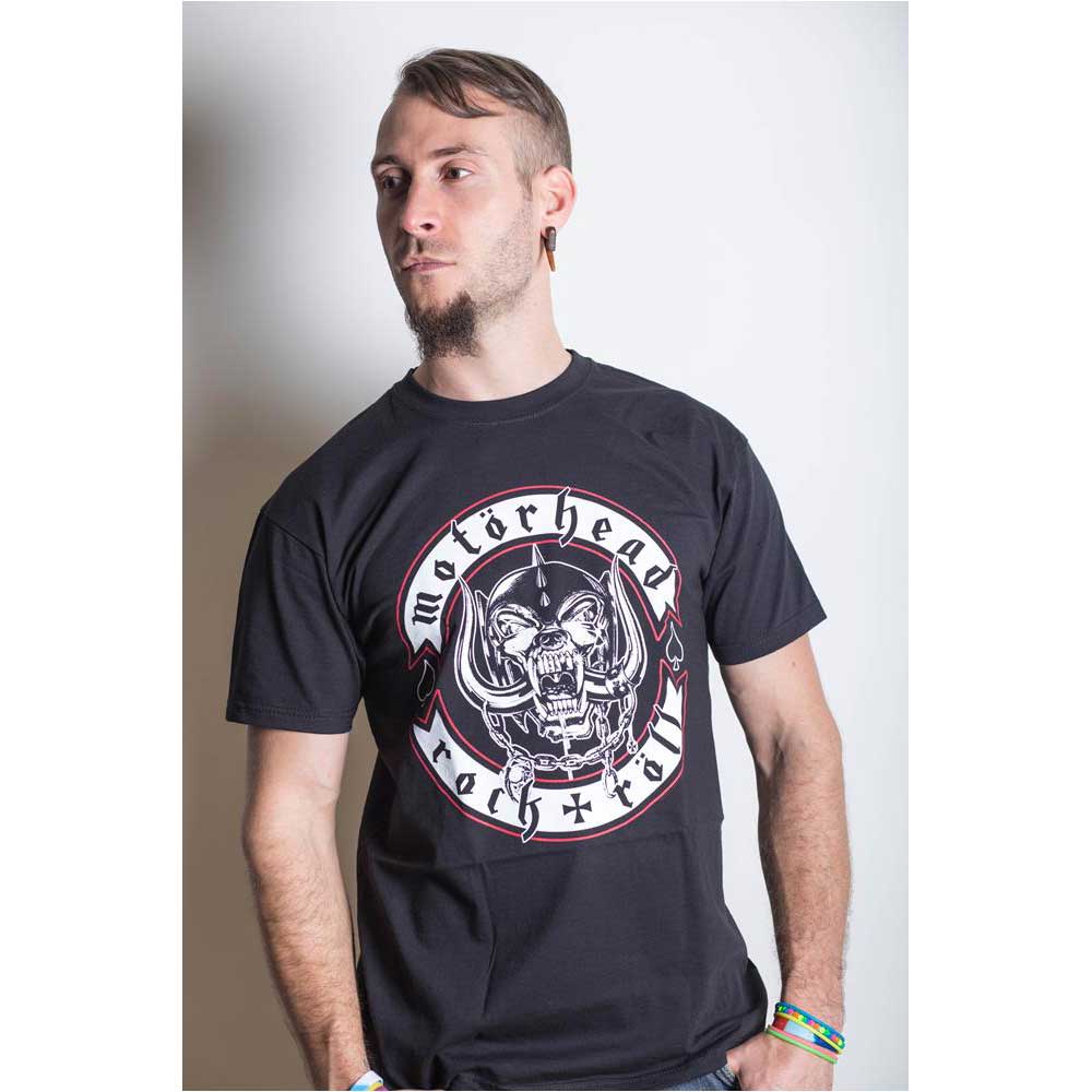 MOTORHEAD UNISEX TEE: BIKER BADGE by Rock Off Trade