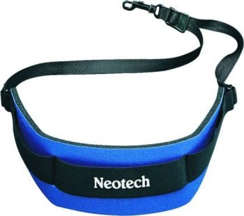 Neotech 1904162 Soft Sax Strap Royal Blue Regular, Swivel Hook by Coast Music