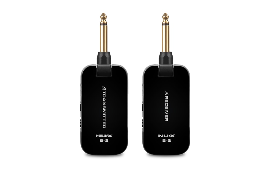 NUX Rechargeable 4 Channel Wireless Guitar System - Black by Coast Music