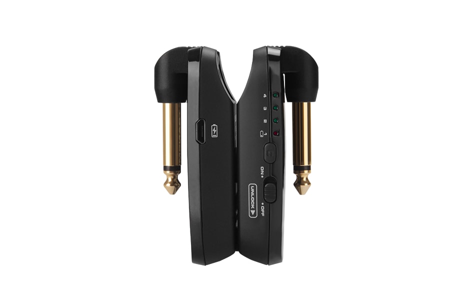 NUX Rechargeable 4 Channel Wireless Guitar System - Black by Coast Music