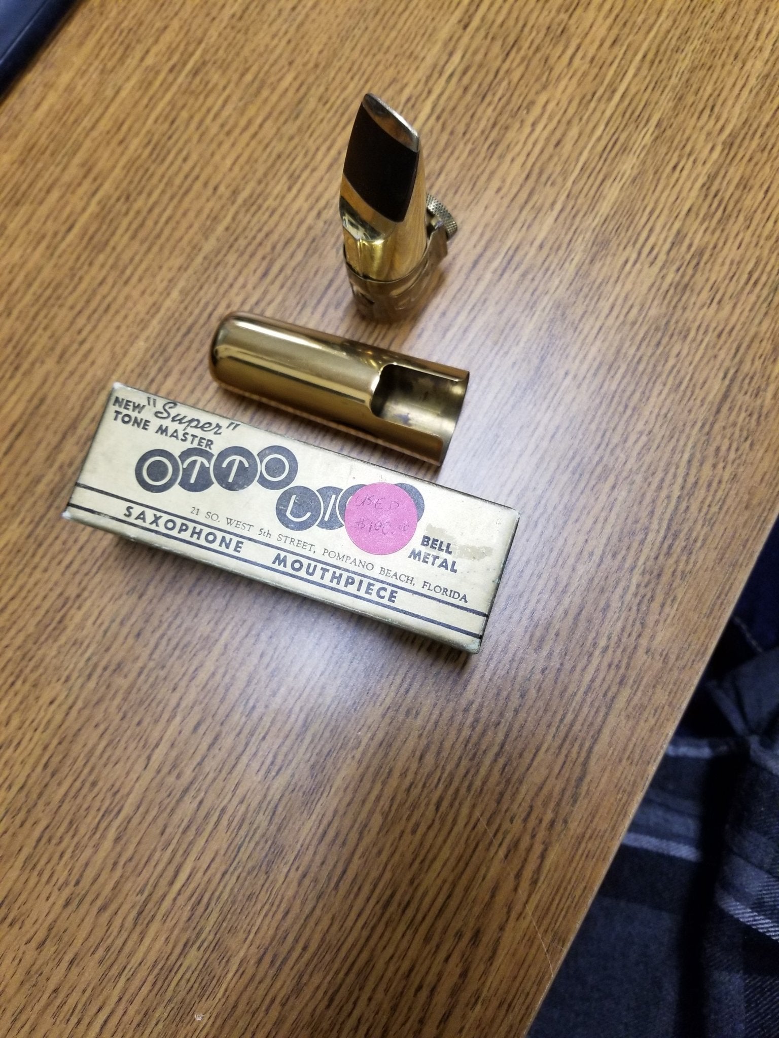 Otto Link Bell Metal Alto Sax Mouthpiece by Unknown