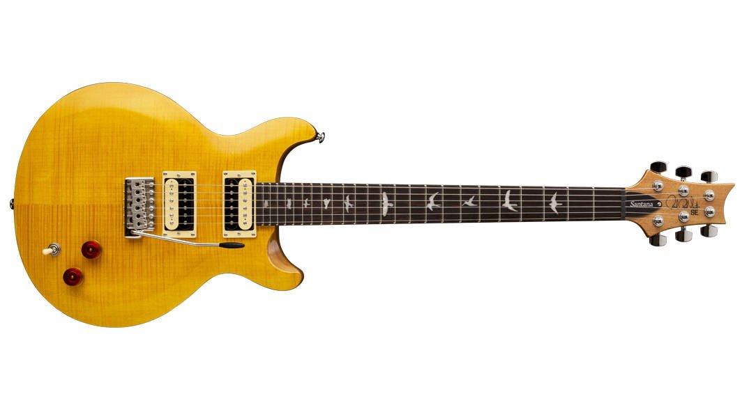 Paul Reed Smith PRS 2018 SE Santana 24 - Fret Electric Guitar - Santana Yellow by PRS