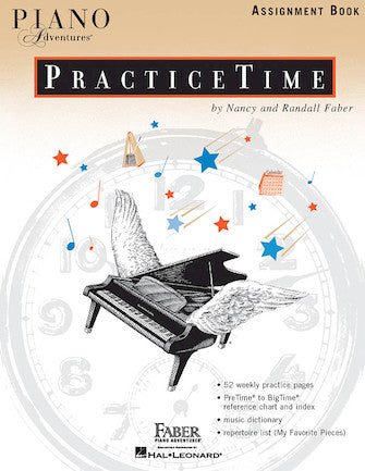 Piano Adventures PracticeTime Assignment Book by Hal Leonard