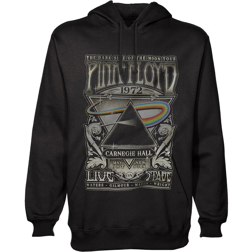 PINK FLOYD UNISEX PULLOVER HOODIE: CARNEGIE HALL POSTER by Rock Off Trade