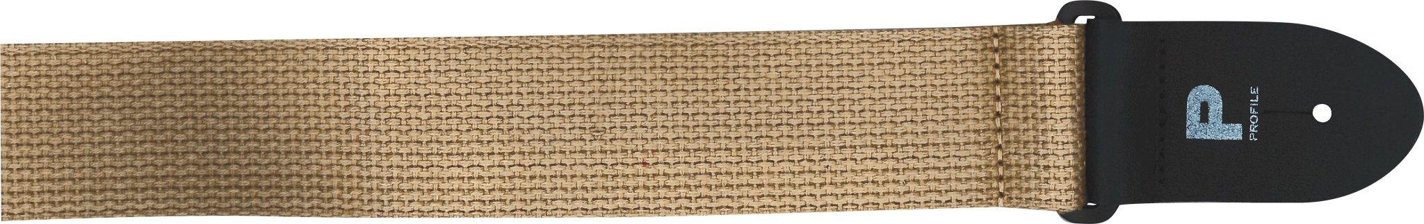 Profile 2" Tan Cotton Guitar Strap by Coast Music