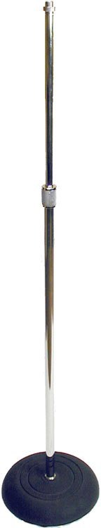 Profile Round Base Microphone Stand Chrome by Coast Music