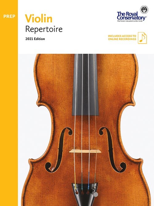 RCM Violin Repertoire Preparatory, 2021 Edition by Frederick Harris Music
