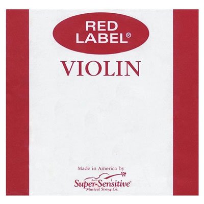 Red Label Violin Strings by Coast Music