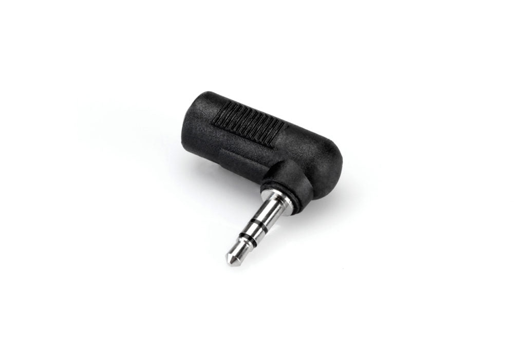 Right - angle Adaptor, 3.5 mm TRS to 3.5 mm TRS by Yorkville