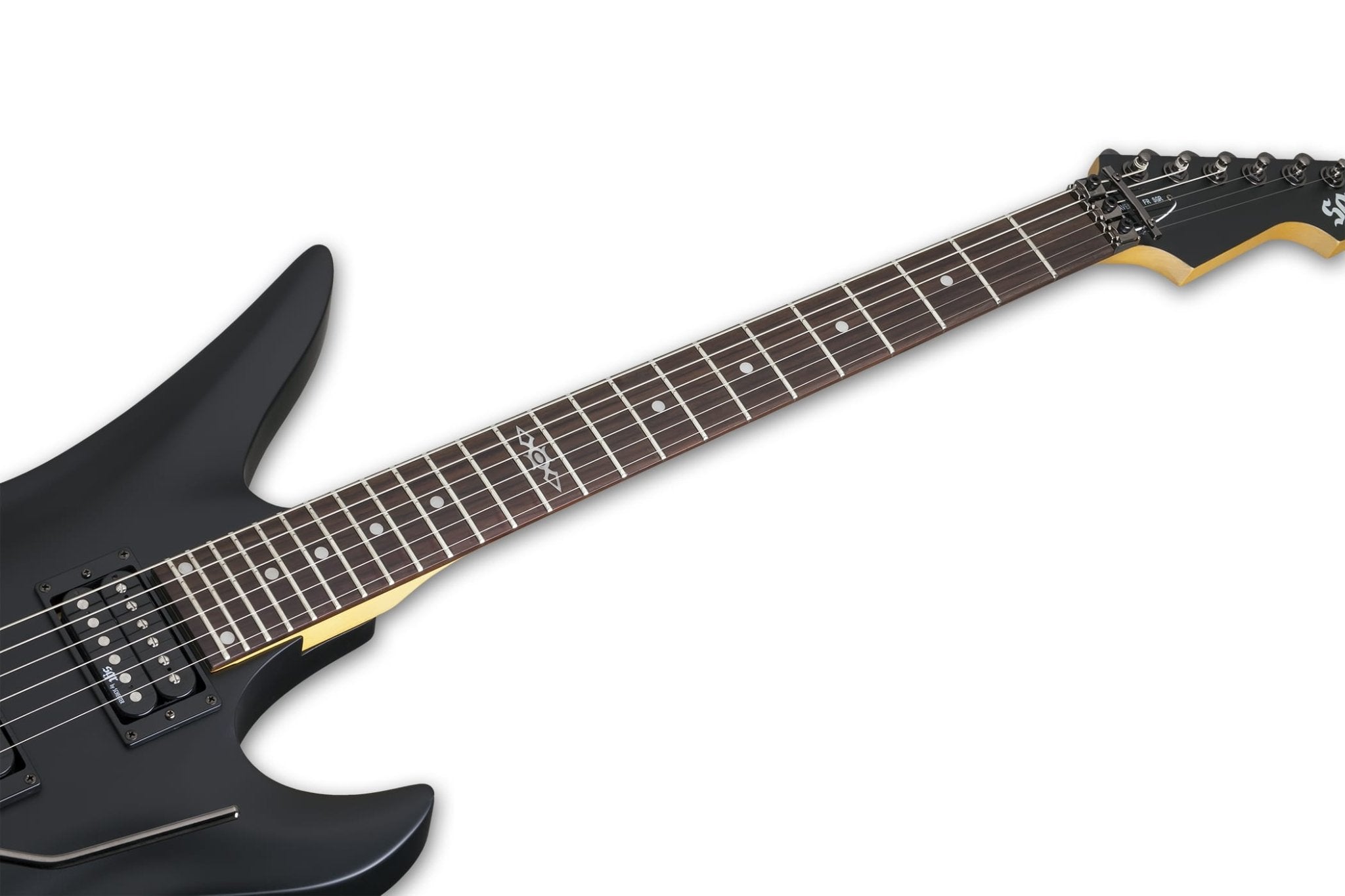 Schecter Avenger FR SGR Electric Guitar, Midnight Satin Black by Erikson Music