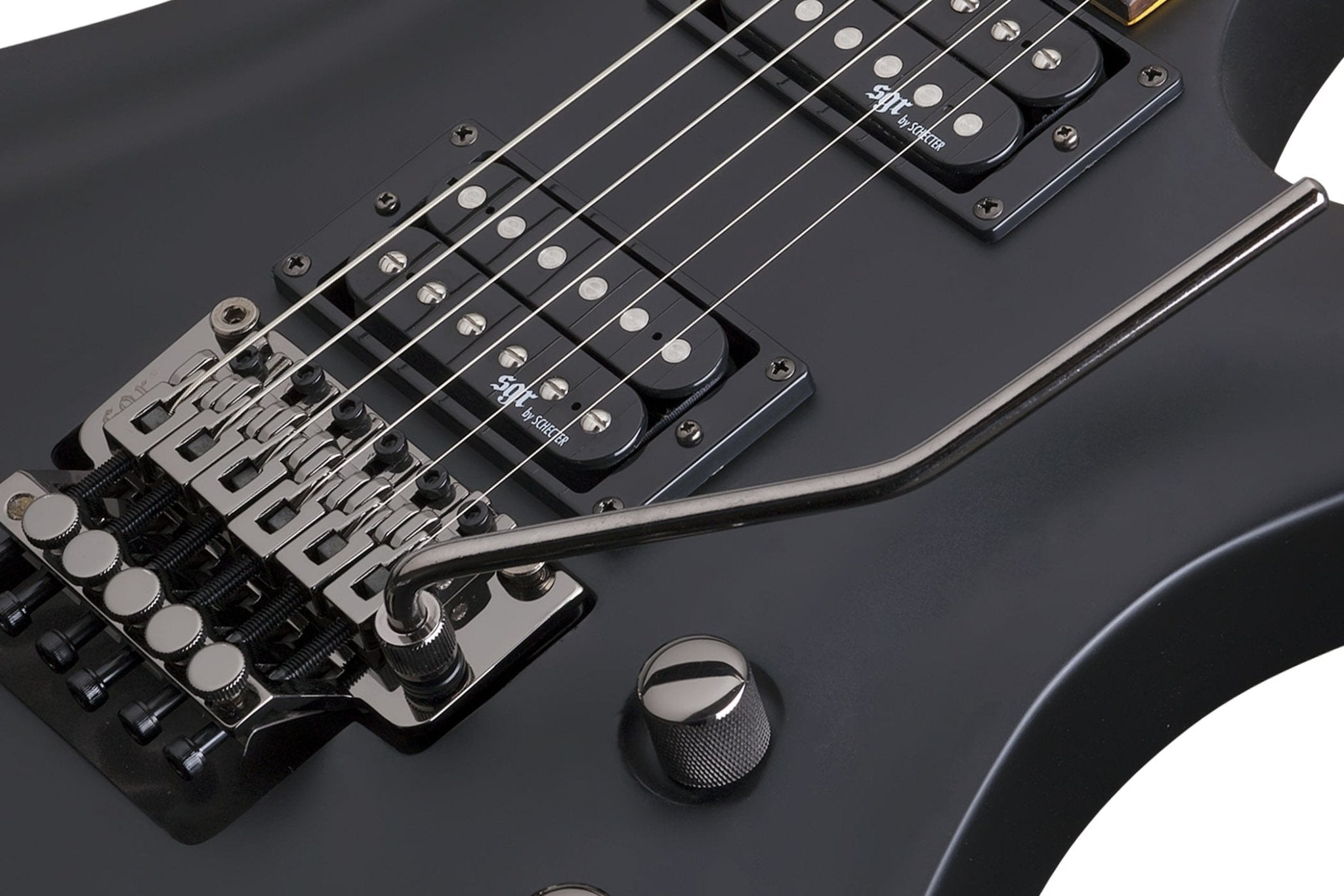 Schecter Avenger FR SGR Electric Guitar, Midnight Satin Black by Erikson Music