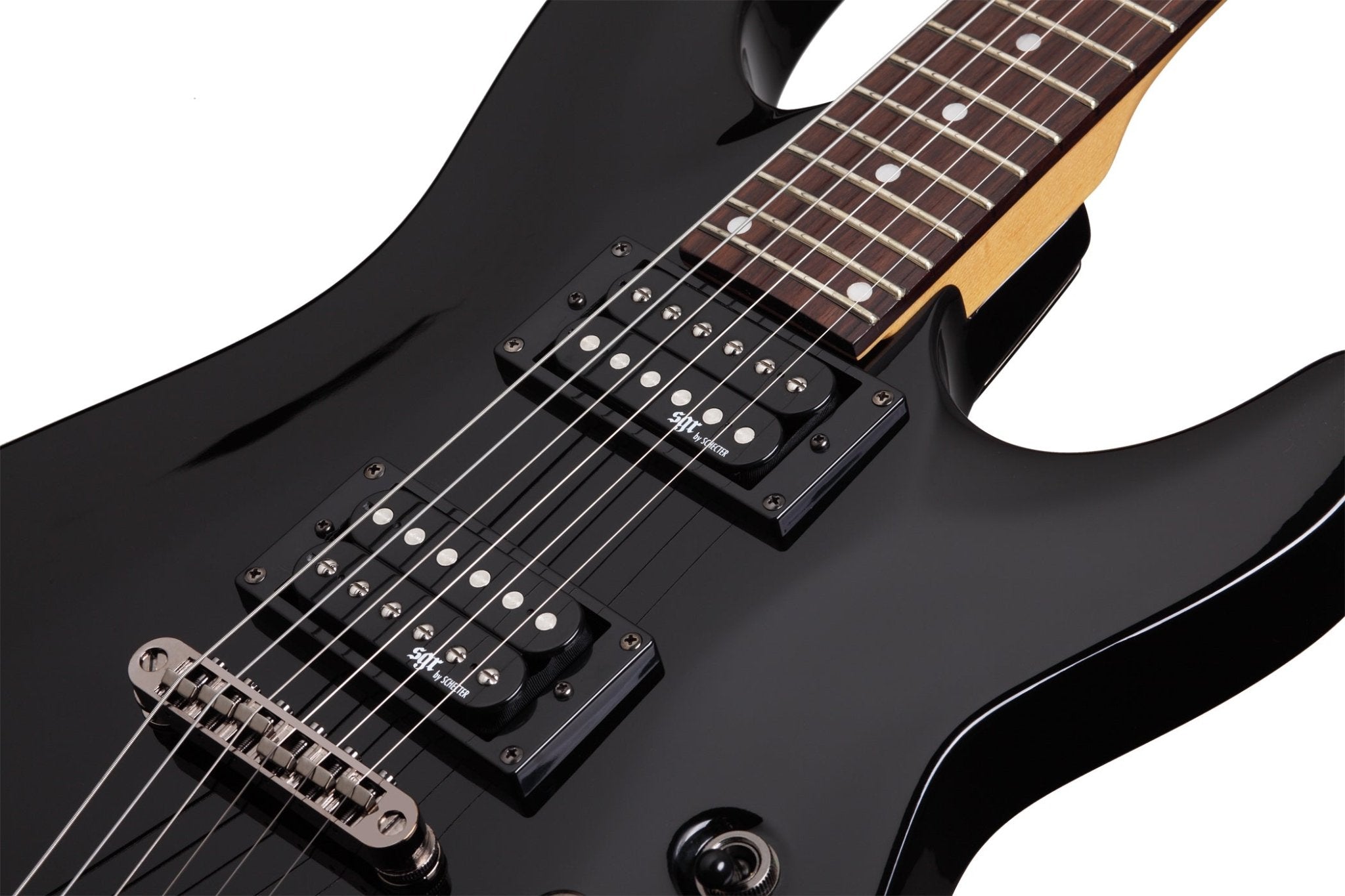 Schecter C - 1 SGR 6 String Electric Guitar - Black by Erikson Music