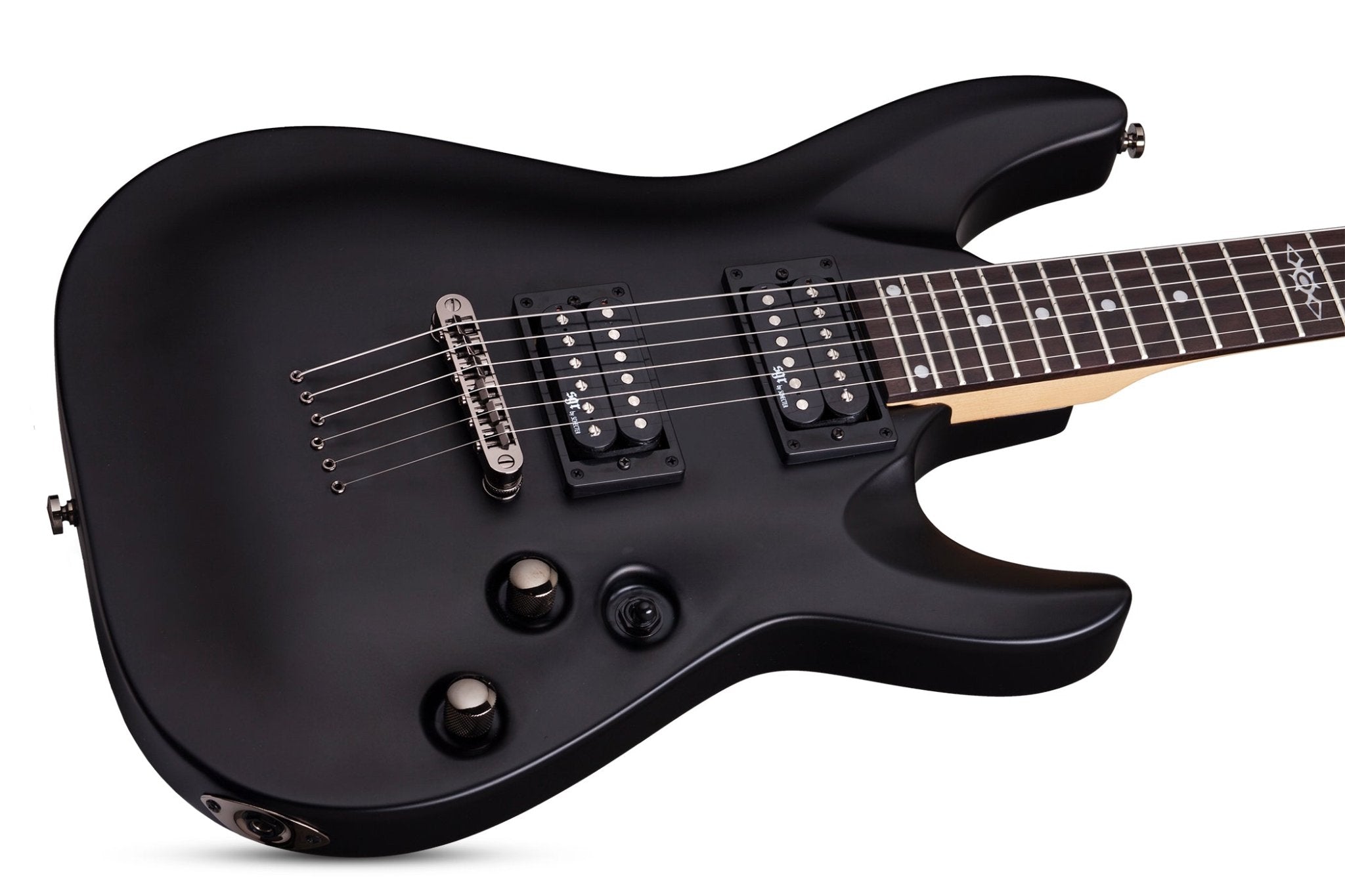 Schecter C - 1 SGR 6 String Electric Guitar - Midnight Satin Black by Erikson Music