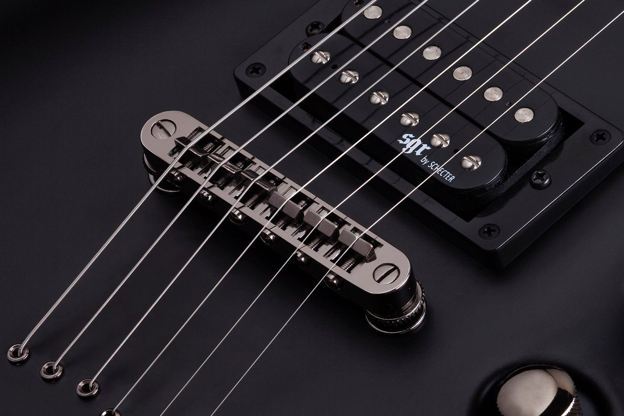 Schecter C - 1 SGR 6 String Electric Guitar - Midnight Satin Black by Erikson Music
