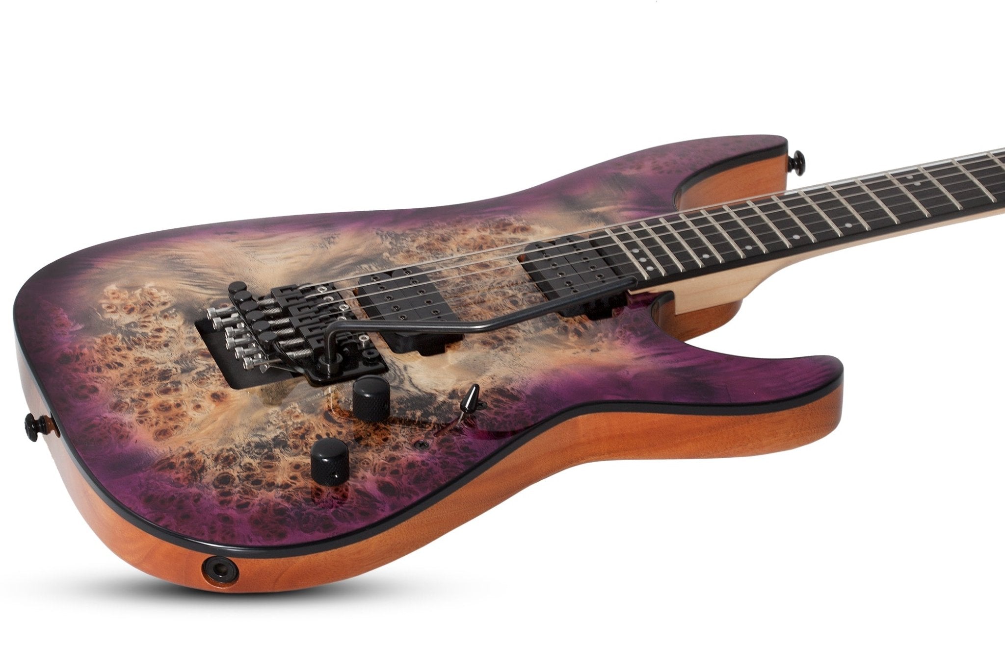 Schecter C - 6 Fr Pro Electric Guitar Burl Top, Coil Split Tap, Aurora Burst by Erikson Music