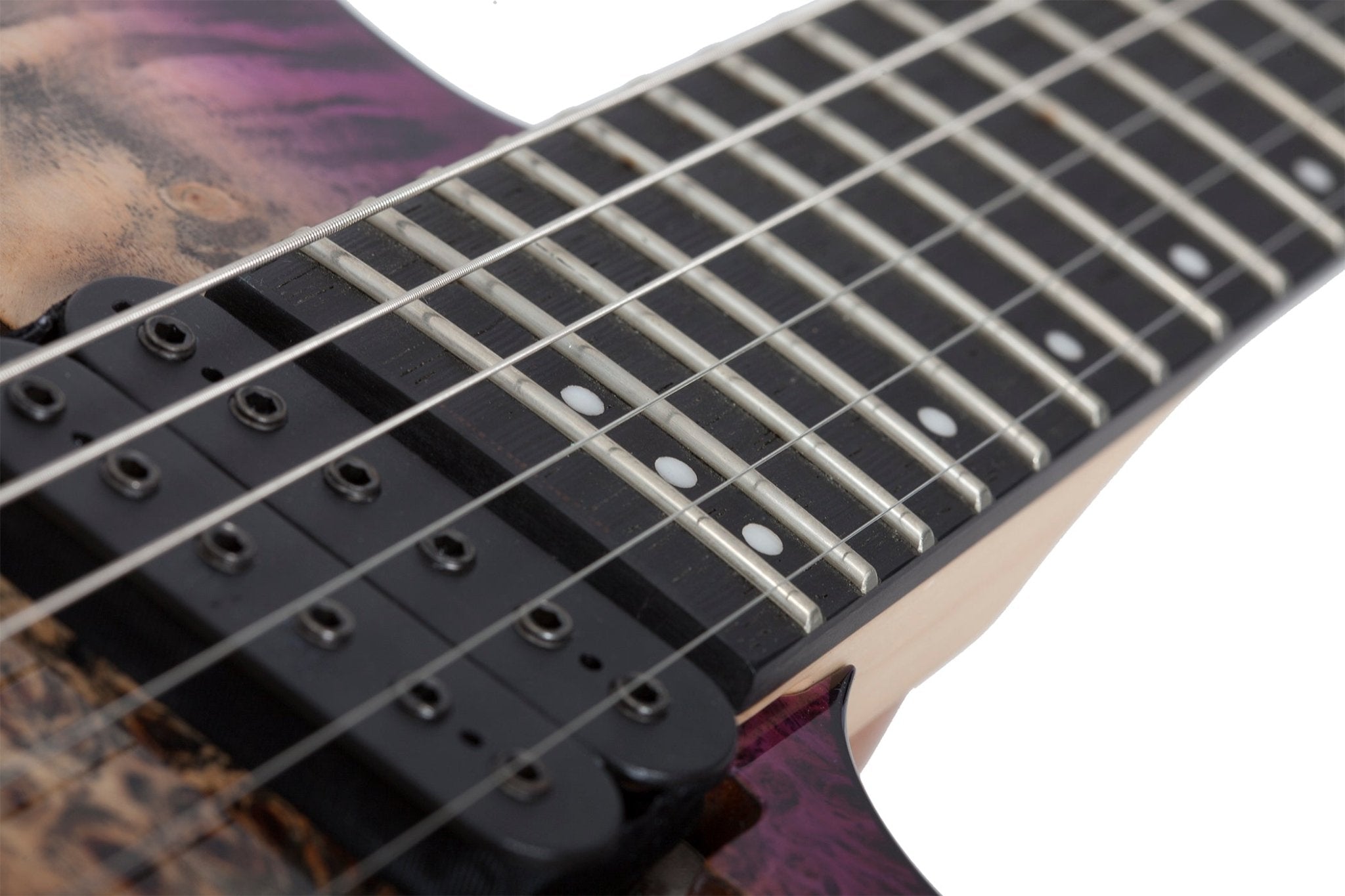 Schecter C - 6 Fr Pro Electric Guitar Burl Top, Coil Split Tap, Aurora Burst by Erikson Music