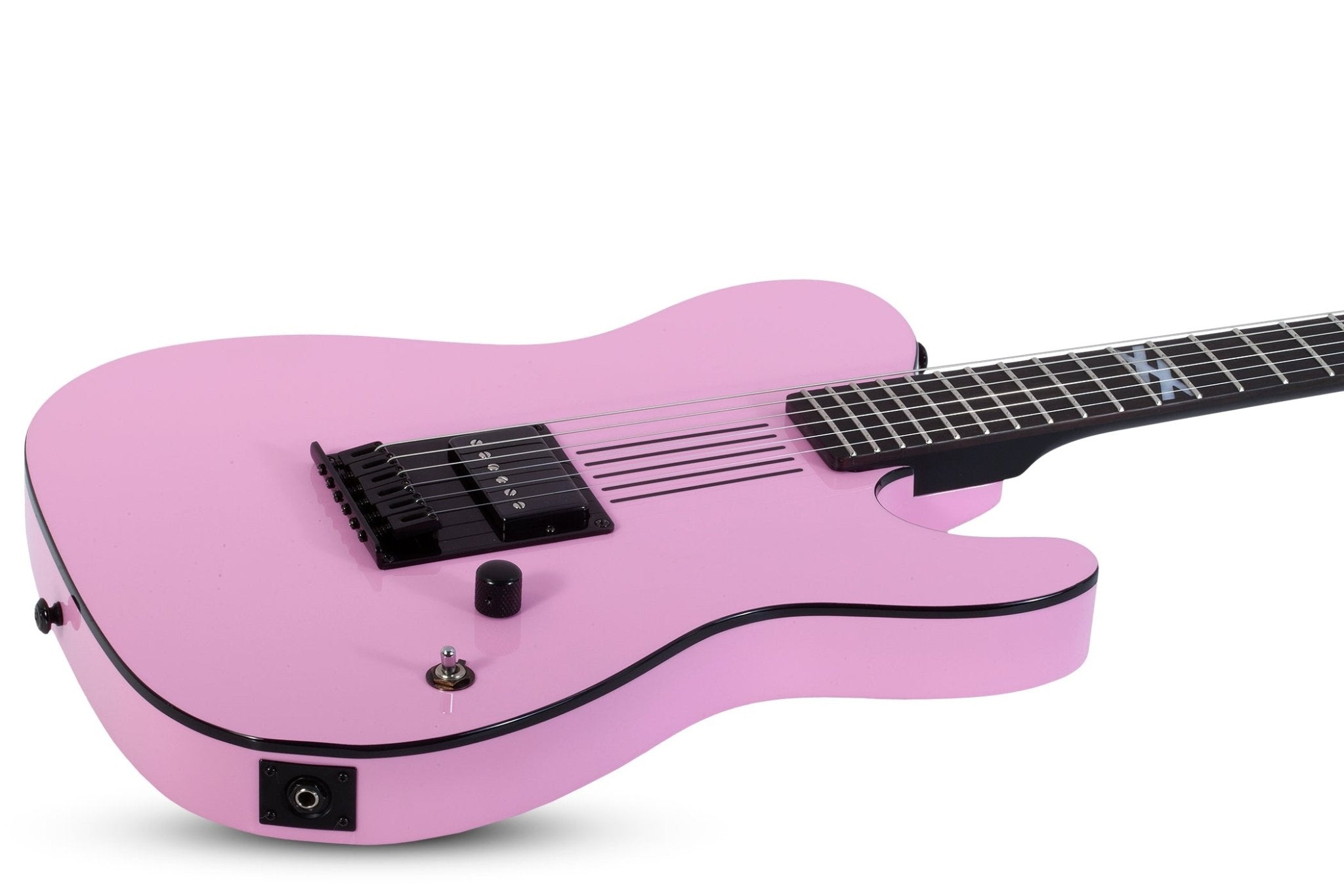 Schecter Machine Gun Kelly Signature PT Electric Guitar, Tickets To My Downfall Pink by Erikson Music