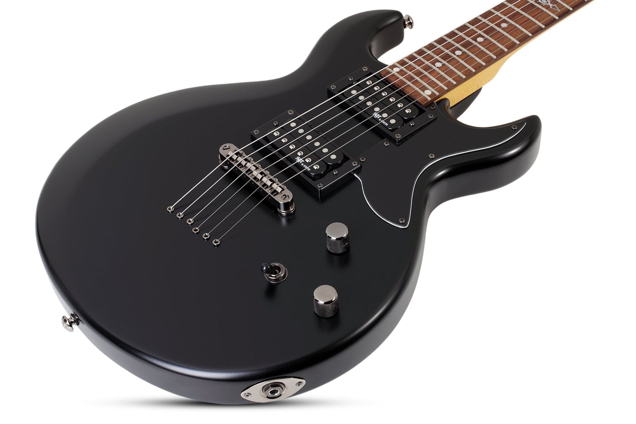 Schecter S - 1 SGR Electric Guitar, Midnight Satin Black by Erikson Music