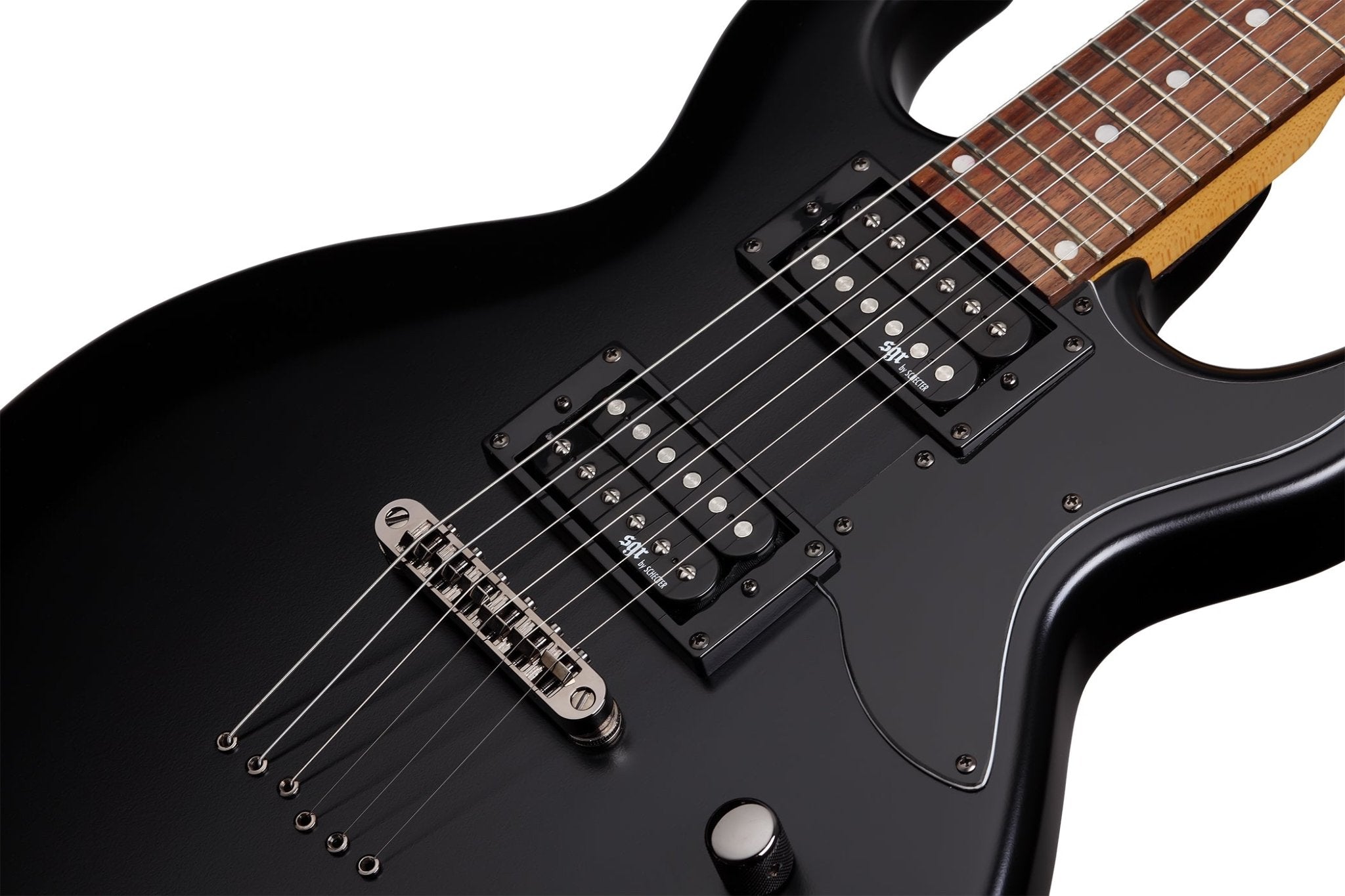 Schecter S - 1 SGR Electric Guitar, Midnight Satin Black by Erikson Music