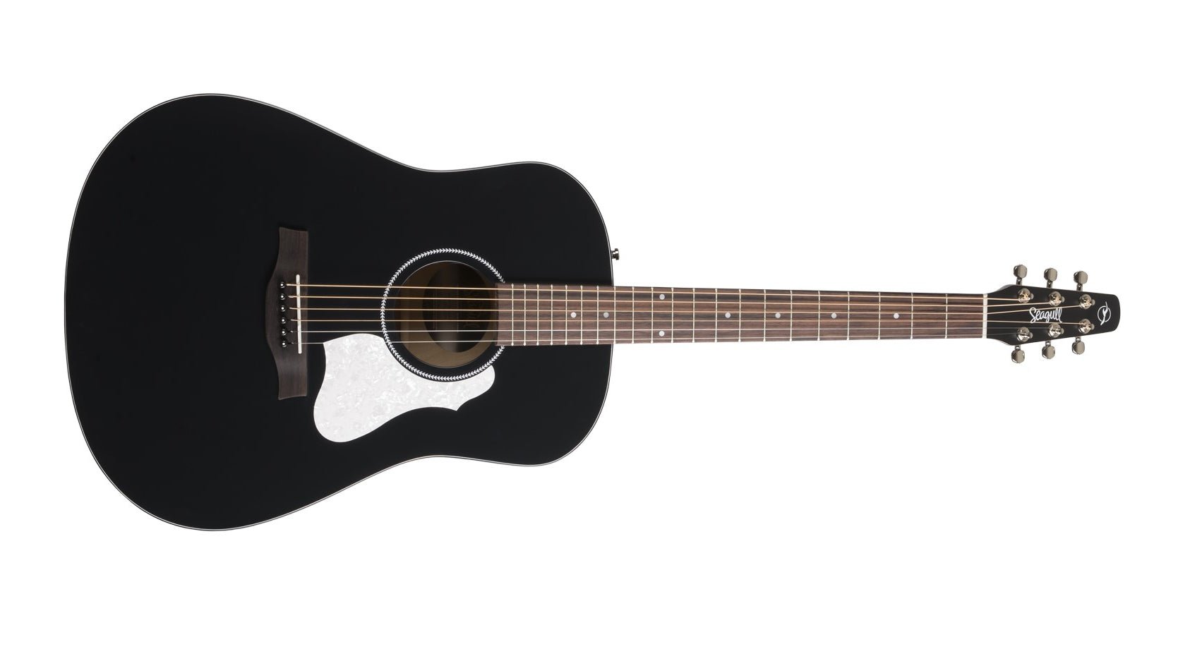 Seagull S6 Classic Black A/E by Godin Guitars