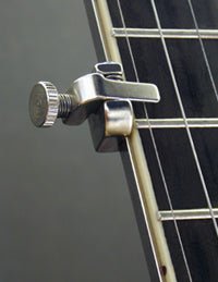 Shubb Fifth String Banjo Capo Short Version, Unplated Brass by Coast Music