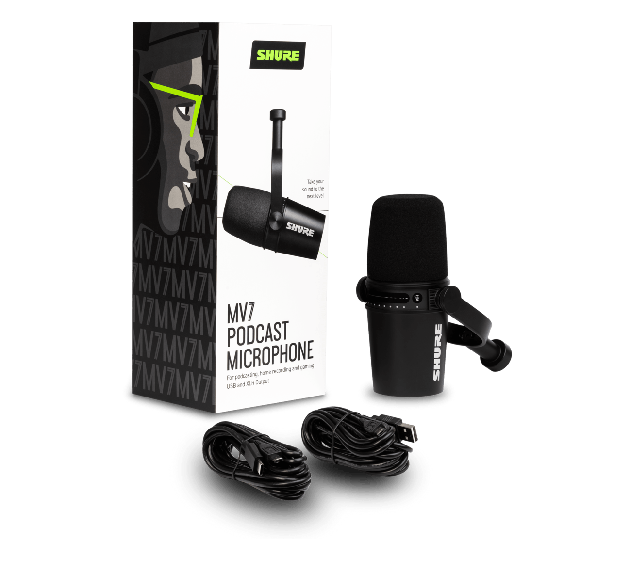 Shure MV7 Podcast Microphone by SFM
