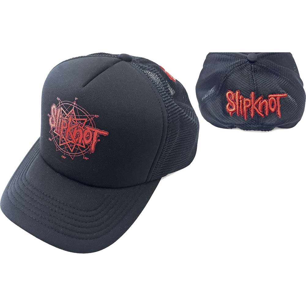 SLIPKNOT UNISEX BASEBALL CAP: LOGO (MESH BACK) by Rock Off Trade