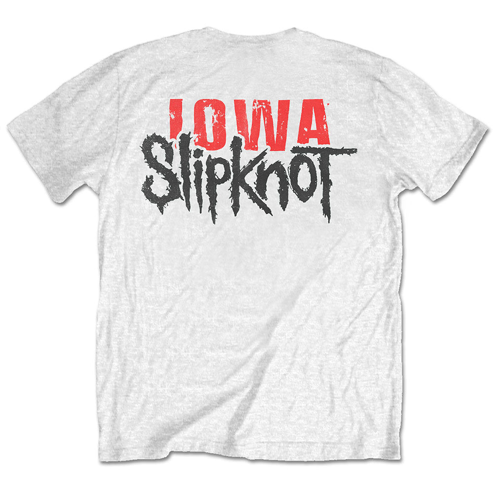SLIPKNOT UNISEX TEE: IOWA GOAT SHADOW (BACK PRINT) by Rock Off Trade