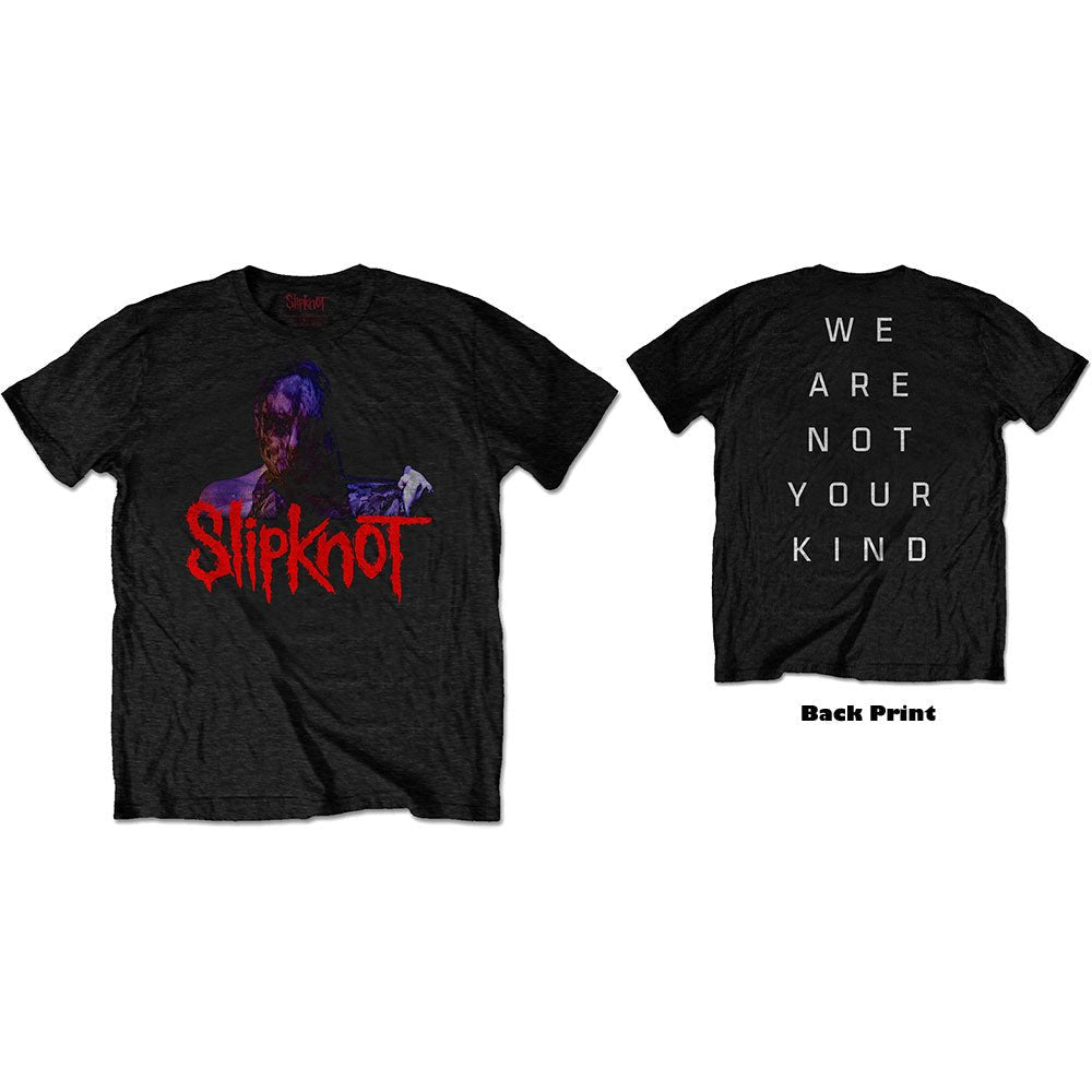 SLIPKNOT UNISEX TEE: WANYK BACK HIT (BACK PRINT) by Rock Off Trade