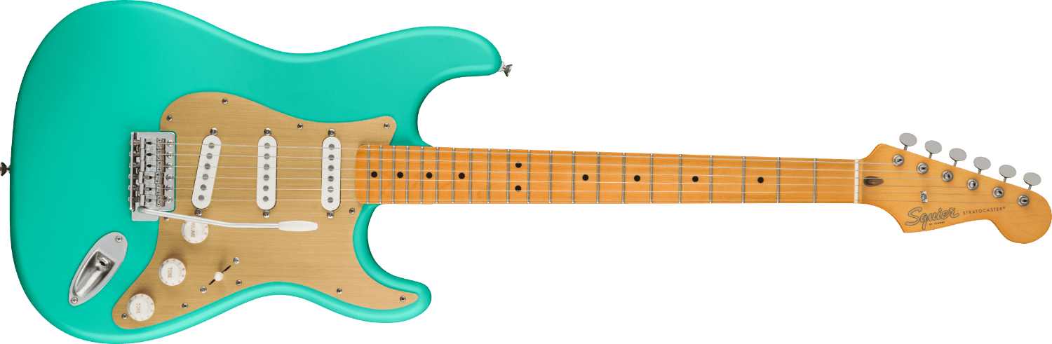 最新作の Squier 40th Anniversary Stratocaster – Gold Edition (B-Stock) ギター