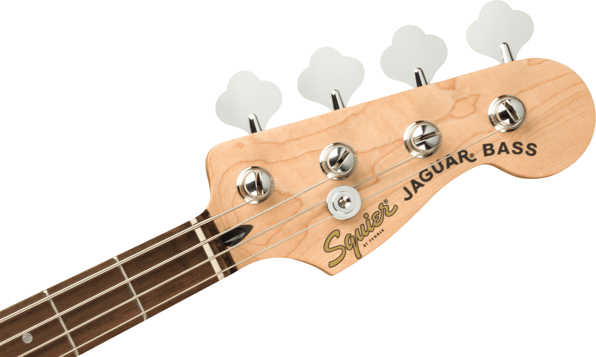 Squier Affinity Series™ Jaguar® Bass H, Laurel Fingerboard, Black Pickguard, Charcoal Frost Metallic by FMIC