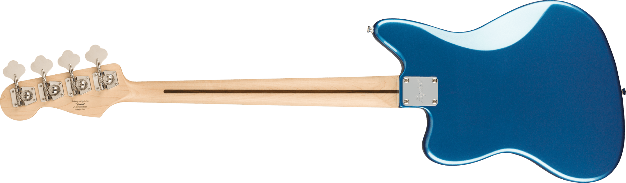 Squier Affinity Series™ Jaguar® Bass H, Maple Fingerboard, White Pickguard, Lake Placid Blue by FMIC