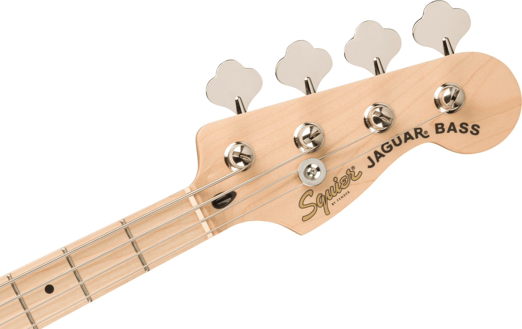 Squier Affinity Series™ Jaguar® Bass H, Maple Fingerboard, White Pickguard, Lake Placid Blue by FMIC