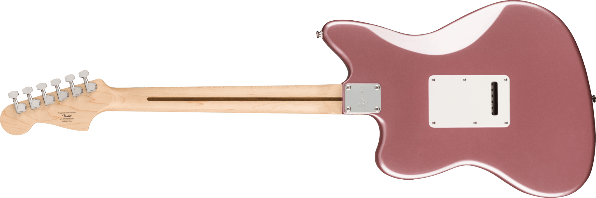 Squier Affinity Series™ Jazzmaster®, Laurel Fingerboard, White Pickguard, Burgundy Mist by FMIC