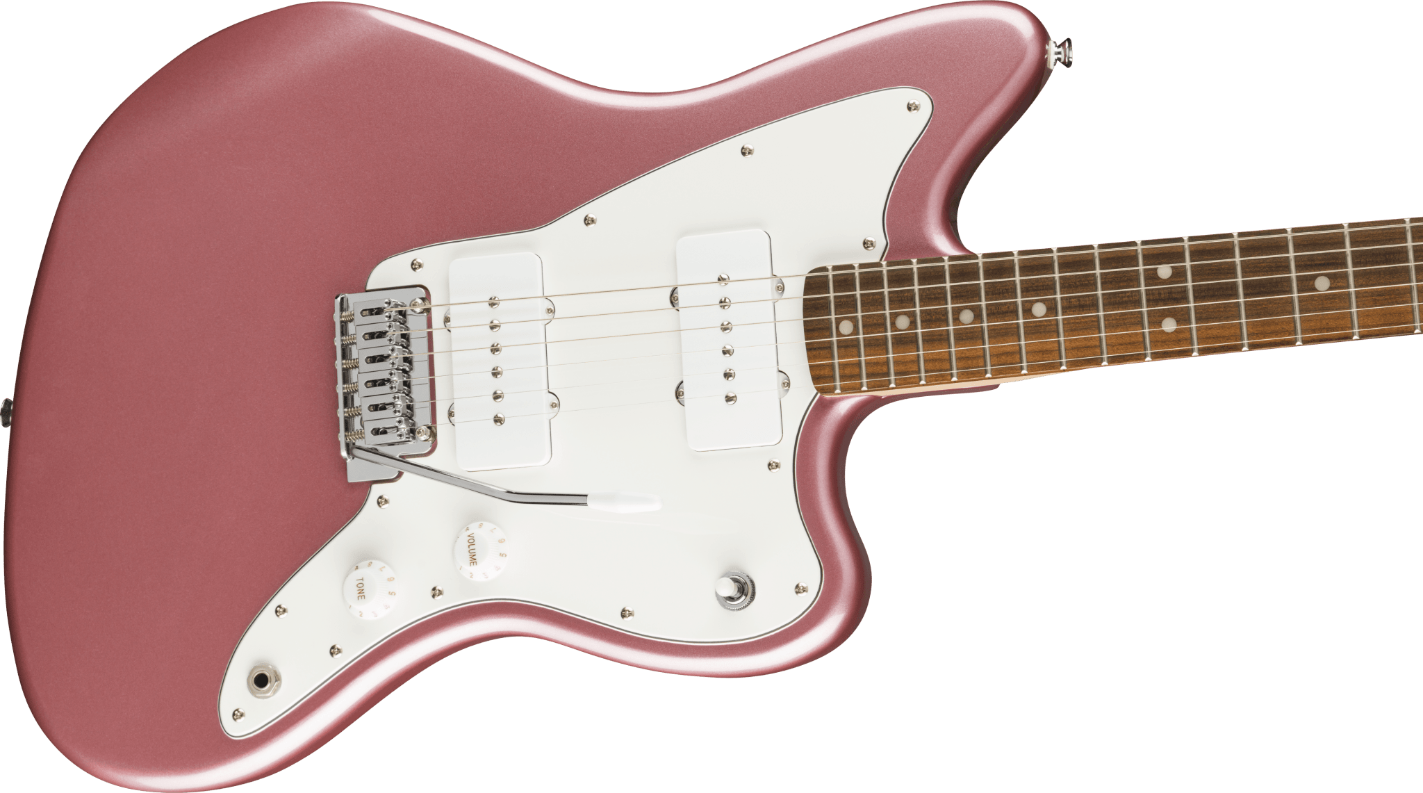 Squier Affinity Series™ Jazzmaster®, Laurel Fingerboard, White Pickguard, Burgundy Mist by FMIC
