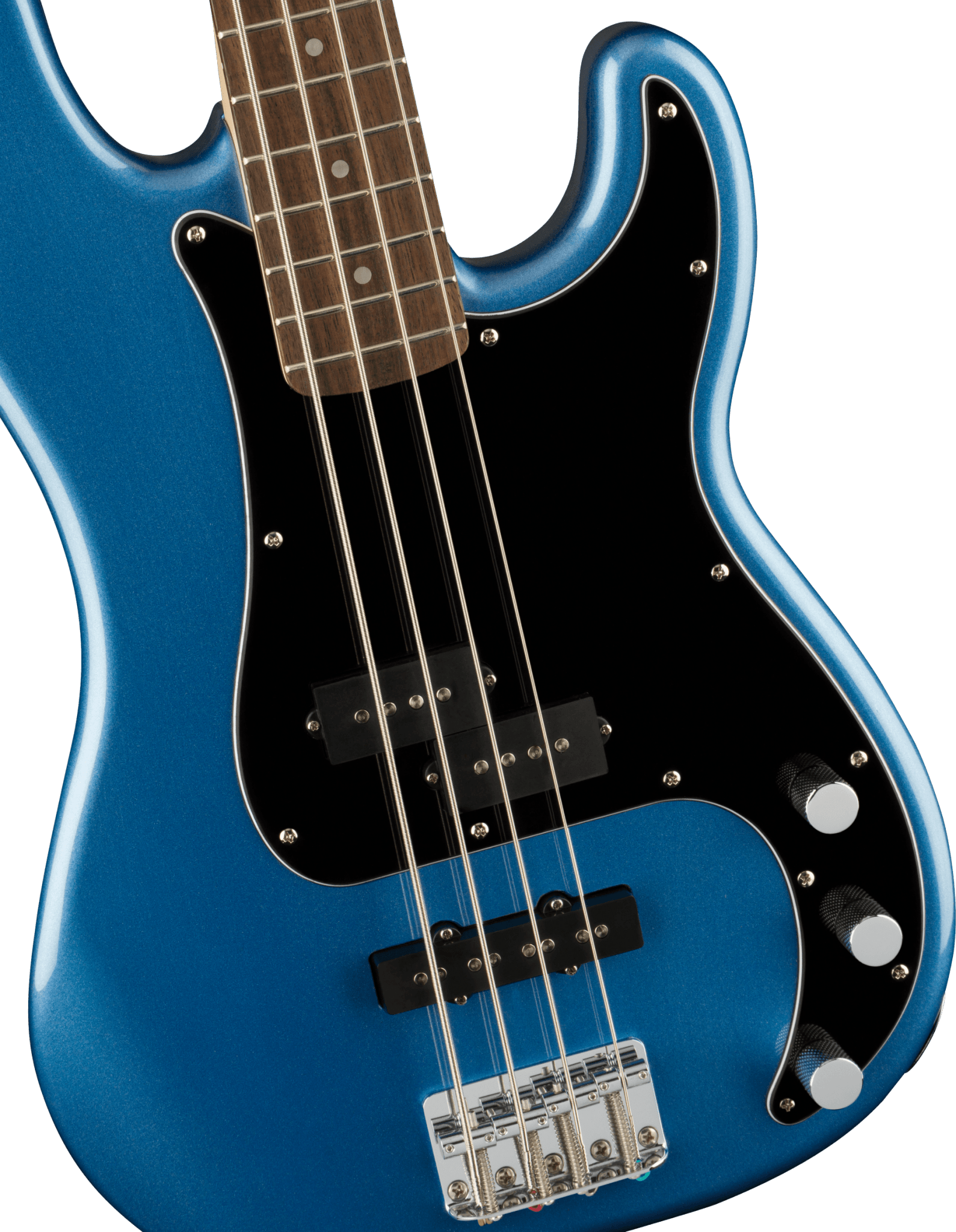 Squier Affinity Series Precision Bass PJ, Laurel Fingerboard, Black Pickguard, Lake Placid Blue by FMIC