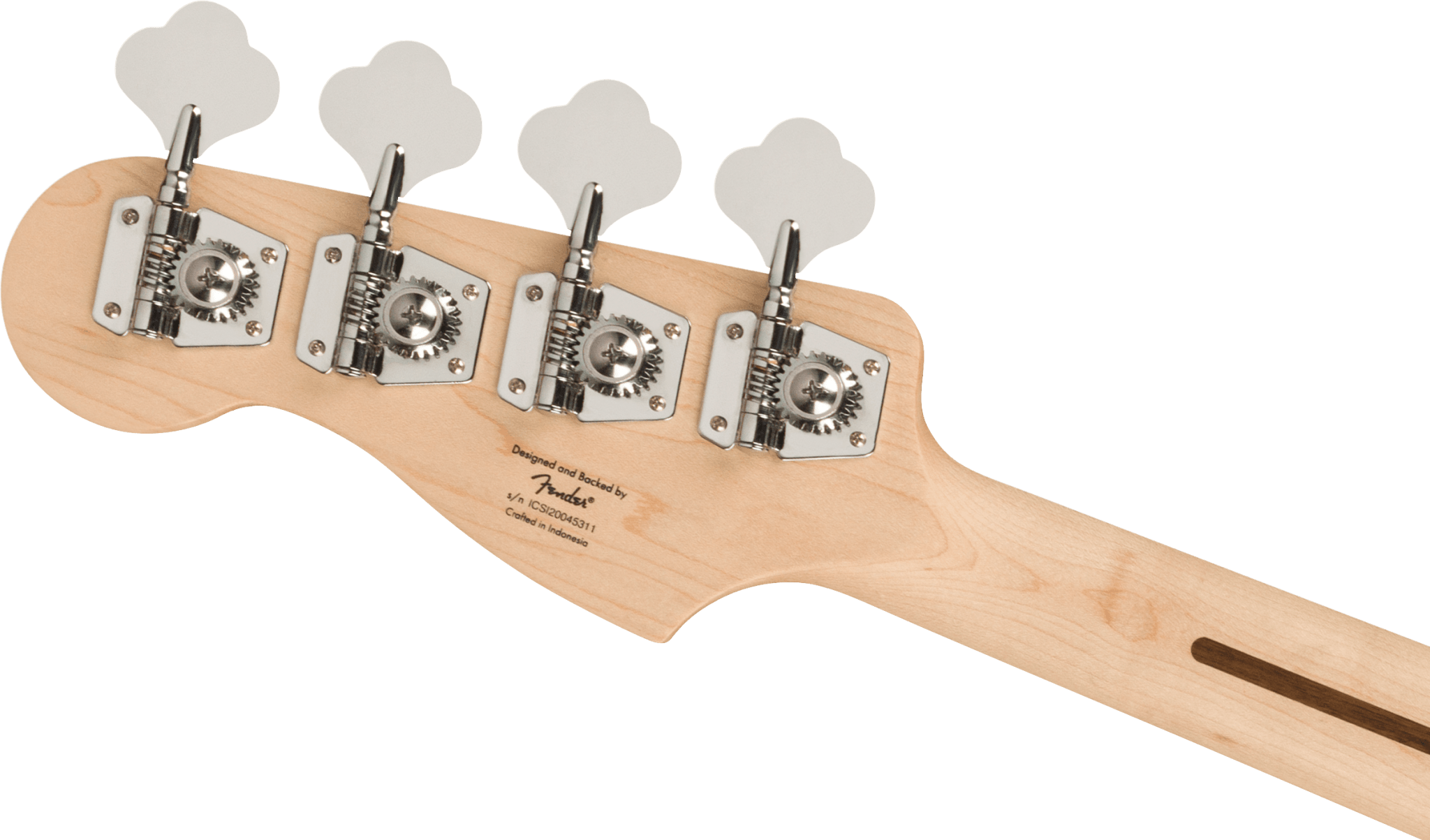 Squier Affinity Series™ Precision Bass® PJ, Maple Fingerboard, Black Pickguard, Olympic White by FMIC