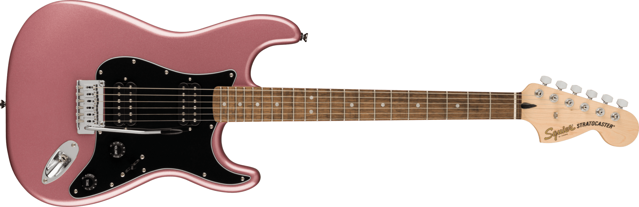 Squier Affinity Series™ Stratocaster® HH, Laurel Fingerboard, Black Pickguard, Burgundy Mist by FMIC