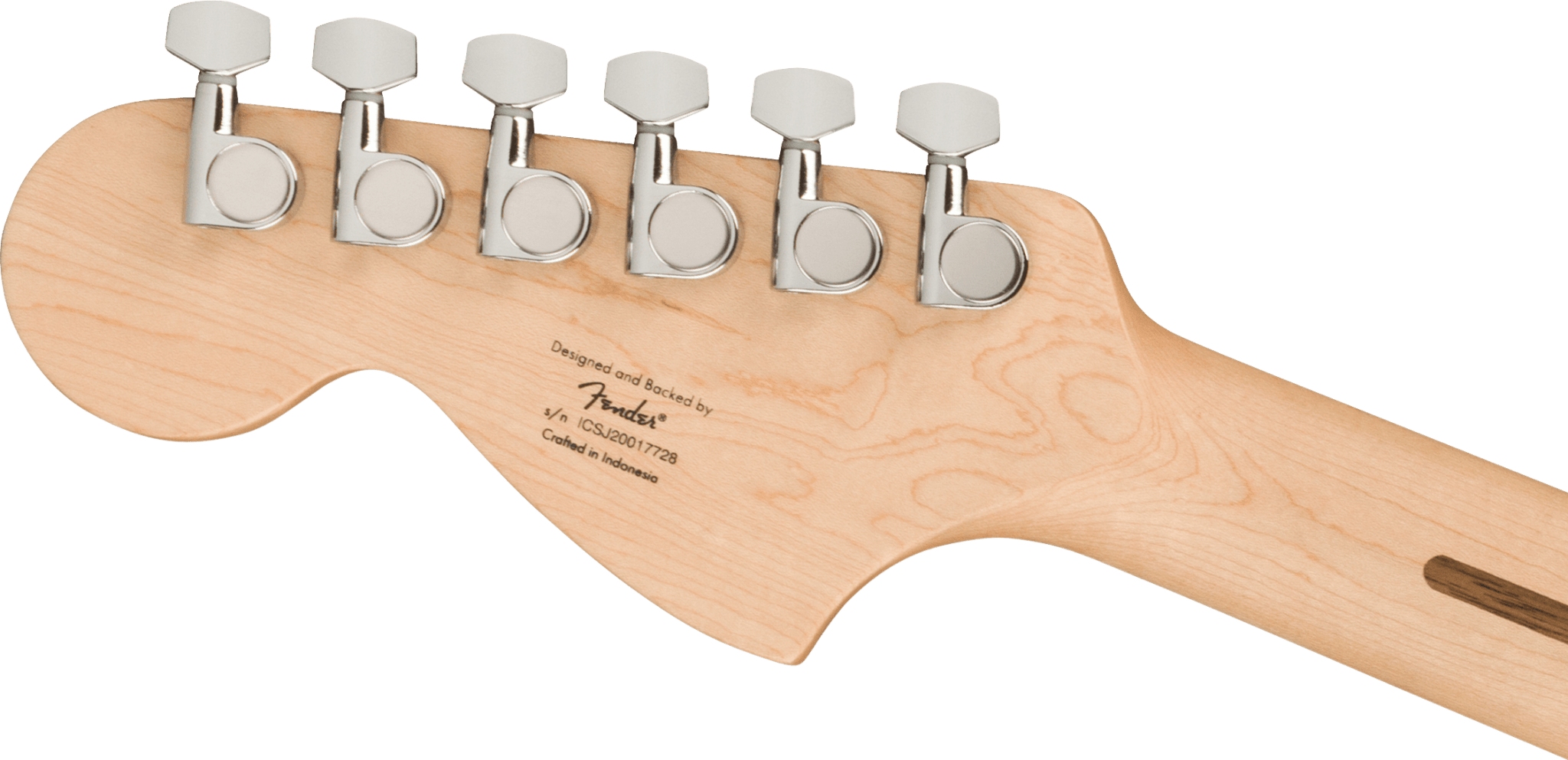 Squier Affinity Series™ Stratocaster® HH, Laurel Fingerboard, Black Pickguard, Olympic White by FMIC