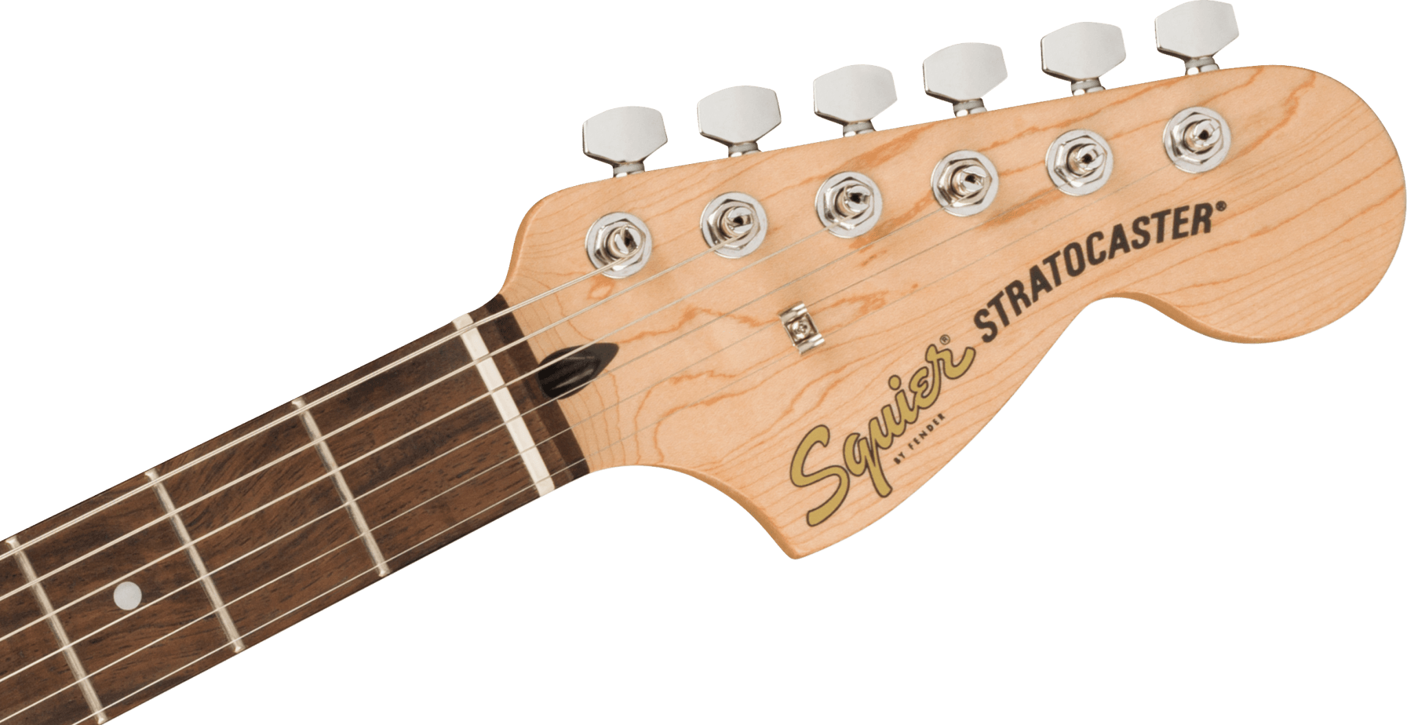 Squier Affinity Series™ Stratocaster® HH, Laurel Fingerboard, Black Pickguard, Olympic White by FMIC