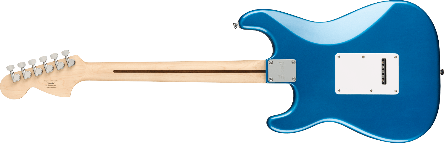 Squier Affinity Series Stratocaster HSS Pack, Maple Fingerboard, Lake Placid Blue, Gig Bag, 15G - 120V by FMIC