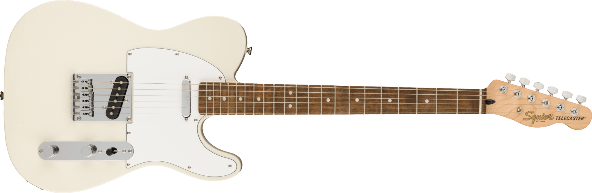 Squier Affinity Series™ Telecaster®, Laurel Fingerboard, White Pickguard, Olympic White by FMIC
