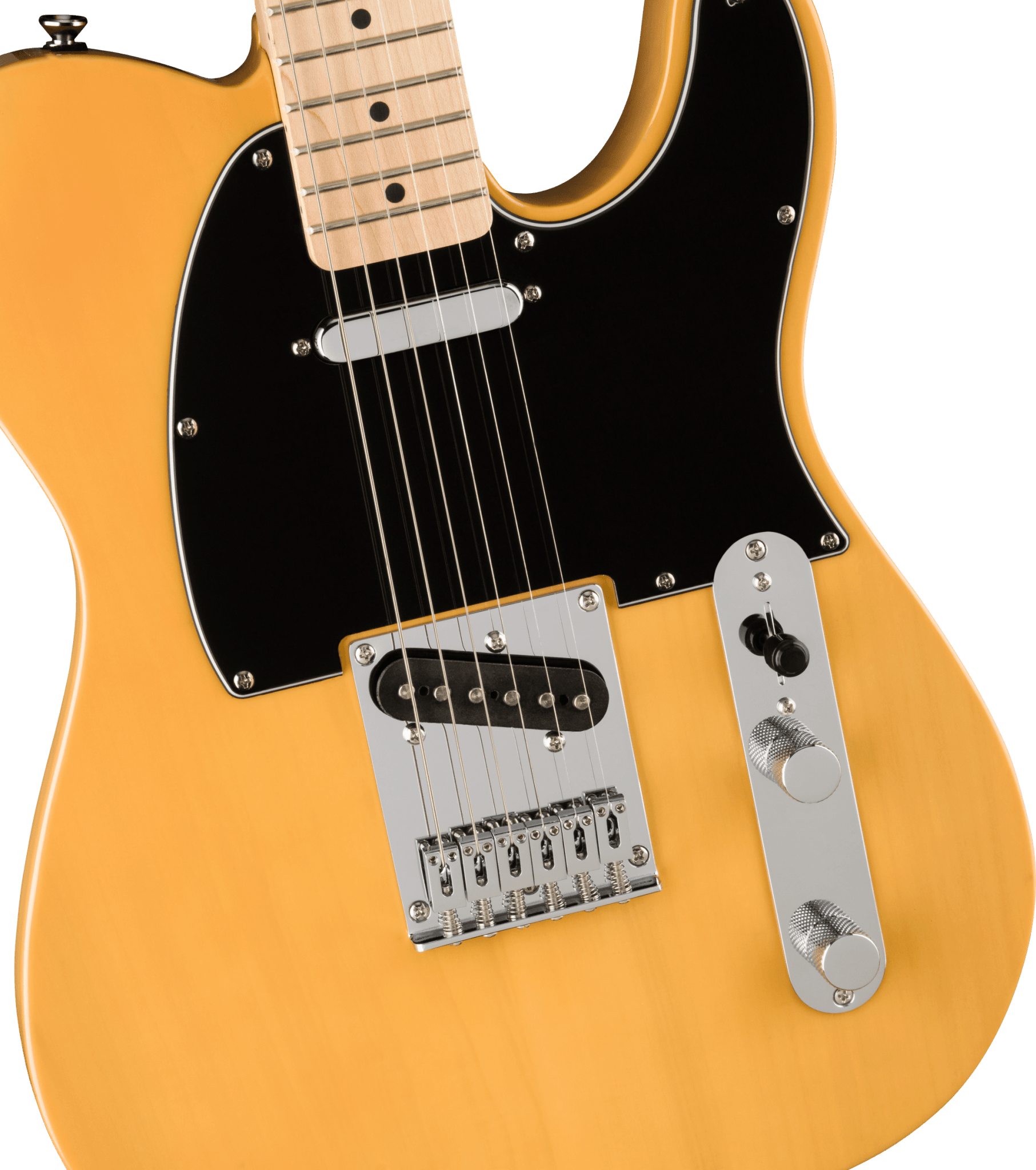 Squier Affinity Series™ Telecaster®, Maple Fingerboard, Black Pickguard, Butterscotch Blonde by FMIC