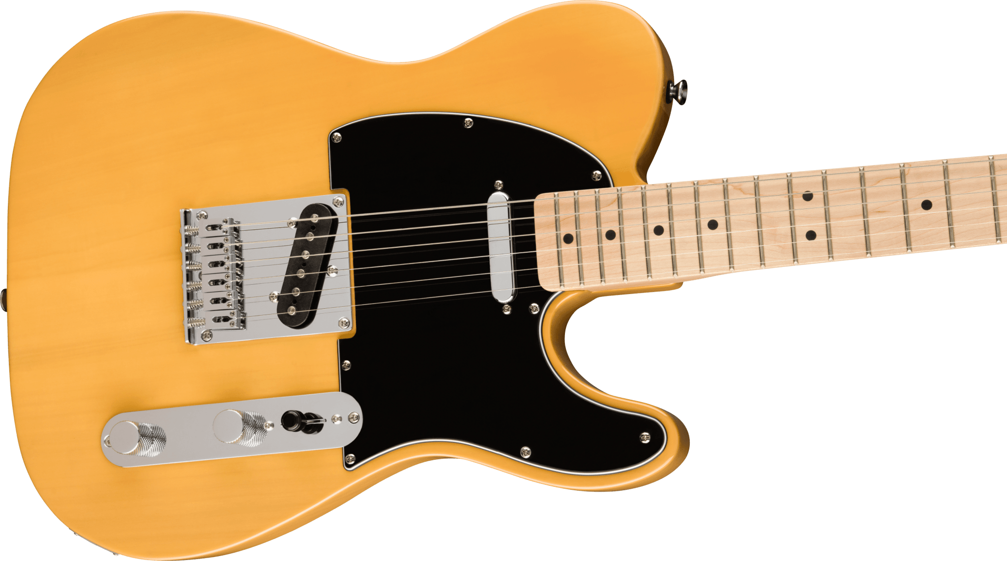 Squier Affinity Series™ Telecaster®, Maple Fingerboard, Black Pickguard, Butterscotch Blonde by FMIC