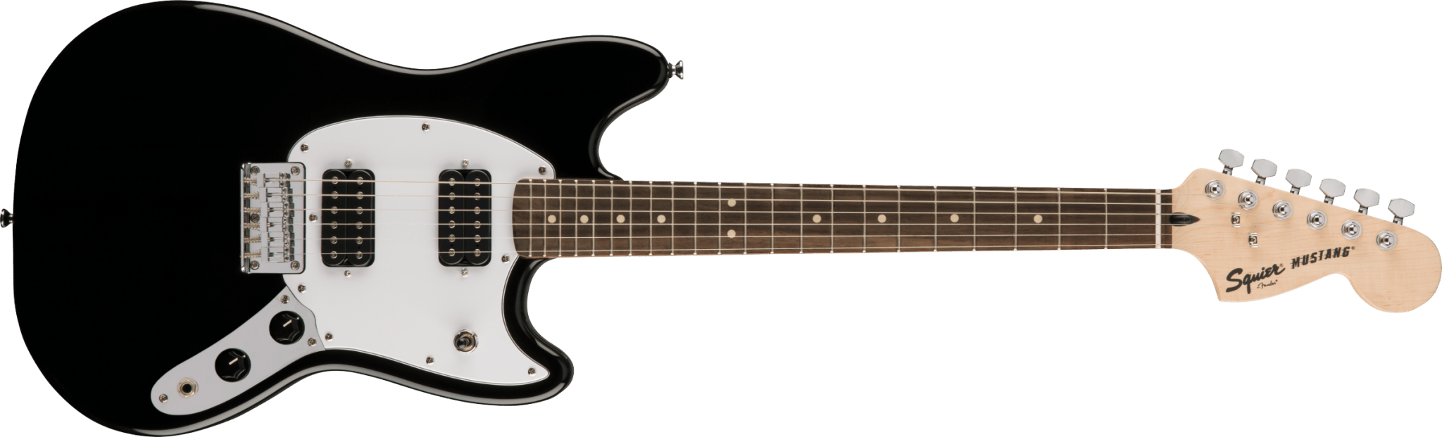 Squier Bullet® Mustang® HH, Laurel Fingerboard, Black by FMIC